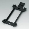 Wall mount, ABS, (L x W x H) 108 x 73.9 x 9.5 mm, black, B1370029