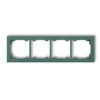 Deco Ramka Poczwórna Deco Pastel Matt Szmaragdowy 51Dr-4