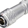 Złącze okrągłe męskie push-pull Weipu SF1210/P2 I, 2 pin, 250 V/AC, IP67, do lutowania