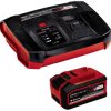 Einhell 4512143 18V 4-6Ah & 6A Boostcharger PXC Power X-Change PLUS Ładowarka i akumulator do elektronarzędzi 18 V 6 Ah