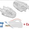 86471 Strain Relief Boot for RJ45 Crimp+Cut+Curve plug 20 pieces