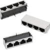 Złącze RJ45 Żeński Złącze RJ45 Montaż na płytce drukowanej Wurth Elektronik Poziomy 8-żyłowe