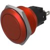 EAO 82-6751.1000 Pushbutton Momentary 22mm Alu Red Flush no LED Solder Terminals