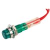 CamdenBoss IND515205-240-T/GRN 7.5mm 240V Green Subminiature Indicator
