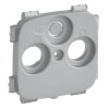 VALENA ALLURE Plakietka aluminium gniazda TV-RD-SAT 30 mm 754807 LEGRAND