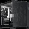 GM-30B-M-OP CHIEFTEC Visio AIR ATX enclosure, tempered glass, black