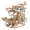 Marble Run - wciągnik poziomowy - model mechaniczny do składania - fornir - 315 elementów - Ugearsmodels