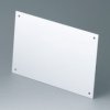 Front plate, aluminum, (W x H x D) 161.5 x 1.5 x 106 mm, gray, A9186001