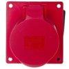 Gniazdo Tablicowe Skośne 32A 5P 400V /100X97/ Czerwone Ip44 425-6F9
