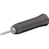 Clip-on test probe, clip-on 2 mm test probe, 1000 V, CAT II, red, 68.9483-22