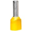 Końcówka Tulejkowa Podwójna Izolowana /Żółty/ Tv 6-14 /100Szt./