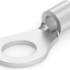 Uninsulated ring cable lug, 1.0-2.5 mm², AWG 17 to 13, 5.2 mm, M3, metal, 130106