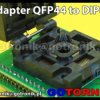 Adapter QFP44 to DIP44
