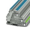 Listwa zaciskowa modułowa z uziemieniem Phoenix Contact poziomy: 1 12AWGŚruba UT 4-PE/L/N 500 V