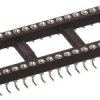 Podstawka DIL 2.54mm Pitch 15.24mm Row Spacing 24-pinowe, Montaż powierzchniowy Toczony Pin, 1A Preci-Dip