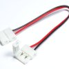 Złącze taśmy LED 10mm łącznik dwustronny z kablem 10mm