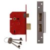 UNION 2234E 5 Lever BS Mortice Sashlock Plated Brass Finish 79.5mm 3in Box