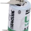 Bateria 1/2 AA Saft LS142503PF, 3.6 V, 1200 mAh, litowe, U-piny do lutowania, 1 szt.