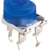 Cermet trimmer potentiometer, 100 Ω, 0.2 W, THT, on top, 3306P-1-101