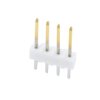 Wtyk PCB 4-pinowe raster: 2.54mm -rzędowe Molex Montaż na płytce drukowanej