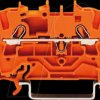2002-1202 2-conductor feed-through terminal, 24 A 0.25 - 2.5 mm² orange