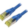 Patch cord S/FTP 6a linka Cu LSZH niebieski 5m 26AWG DK-1644-A-050/B