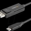 CDP2DP1MBD USB-C connector to DP connector, DP 1.2, 4K 60 Hz, 1.0 m