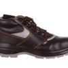 Buty robocze skórzane antypoślizgowa podeszwa odporna na ścieranie podnosek i wkładka stalowe rozmiar 47 CE 82-028