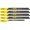 kwb 617285 jigsaw Blade set Wood 5 pcs T-shank HCS steel coarse to fine