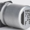 Electrolytic capacitor, 100 µF, 63 V (DC), ±20 %, SMD, pitch 4.5 mm, Ø 10.2 mm, E-RS3065