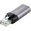 Renkforce RF-4883626 Networks Adapter Anthracite grey RJ45 plug to USB-C socket
