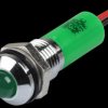 Q8P3CXXG12E Indicator LED, 12 V DC, 8 mm, wired, green/BrC