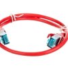 Kabel krosowy (Patch Cord) U/UTP kat.5e czerwony 0,5m DK-1512-005/R