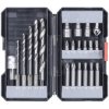 kwb 108955 39-piece combi Drill set Bits & Drills for Wood Metal stone