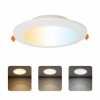 Oprawa podtynkowa downlight LED, 12W, 1050lm, IP20, CCT, okrągła, biała, ALEXIS HOROZ