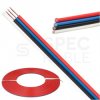 Kabel telekomunikacyjny wstążkowy TLWY 4x0,12mm2 kolorowy 150V montażowy linka Technokabel