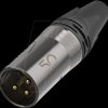 NC3MXX-50 3 pole male cable connector, 50th Anniversary Special Edition