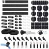 TruComponents 41218 Assorted Cable mounts Ø1-40mm Blk 1 Set