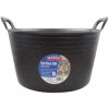 Faithfull FAIECOFLXB15 Eco Flex Tub 15 litre - Recycled Black