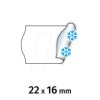 9517183 Price labels, 22x16 mm, deep-freeze, white, 6000 pieces