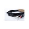 Cordial 14863 Audio/phono Y adapter PVC coating Jack 3.5 mm to 2 XLR 3-pin
