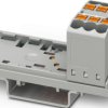 Distribution block, push-in connection, 0.14-2.5 mm², 22.5 A, 8 kV, gray, 1221474