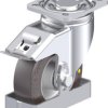 Blickle 939177 LH-ALST 125K-1-FI-AS-FS Rolka obrotowa z blachy stalowej Średnica koła: 125 mm Maksymalne obciążenie: 370