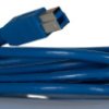RS PRO Kabel USB z gniazdem IC Męski Złącze A USB typu A Złącze B USB B Męski dł. 3 m USB 3.0 kolor: Niebieski