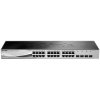 Nie Ethernet Switch 28-portowy , montaż: szafa RACK Gigabit 10/100/1000Mbit/s 28 4, D-Link Element inteligentny