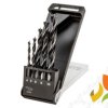 Wiertło do drewna spiralne 4.0 - 10 mm zestaw 5 szt. 57H269 GRAPHITE