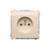 Simon Basic Gniazdo wtyczkowe z uziemieniem 16A 250V, szybkozłącza, beż BMGZ1C.01/12