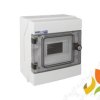 Rozdzielnica hermetyczna PV 1000V DC 1x6 natynkowa IP65 IK07 drzwi transparentne zamek RH-6/Z 36.4 ELEKTRO-PLAST