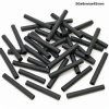50x Koszulka rurka termokurczliwa czarna 6mm x 45mm 1/4 cala z klejem 2:1