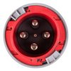 Wtyczka Przenośna 125A 4P 400V Czerwona Ip67 Power Twist 044-6